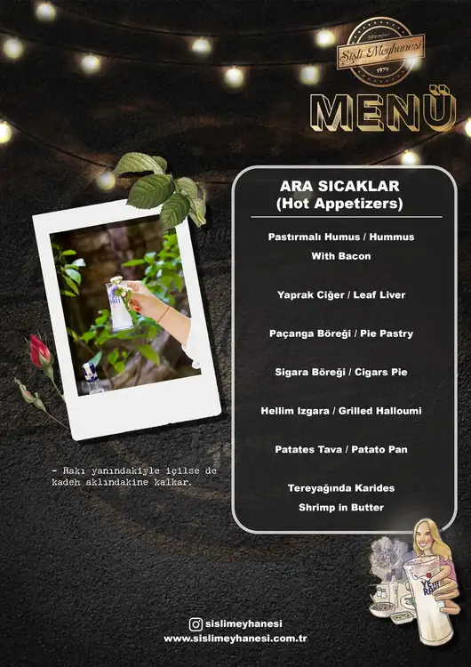Şişli Meyhanesi Ara Sıcak Menüsü