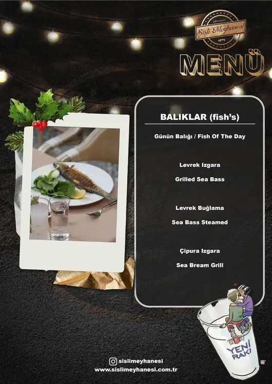 Şişli Meyhanesi Balık Menüsü